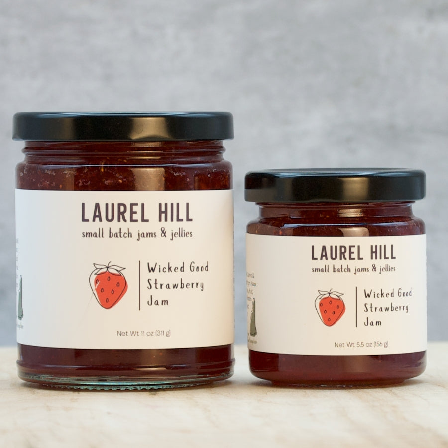 Wicked Good Strawberry Jam – Laurel Hill Jams & Jellies