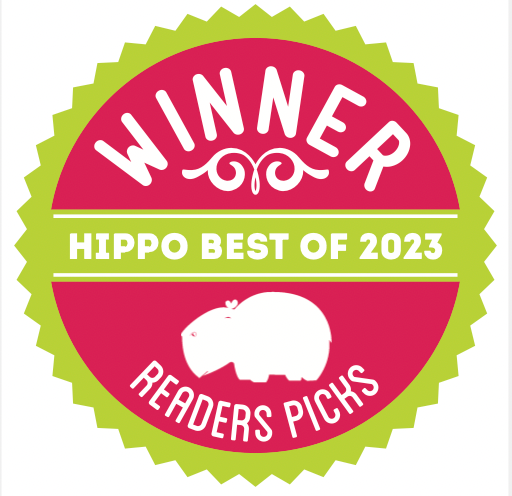 Winner of The Hippo's "Best Of" for 8-years running!