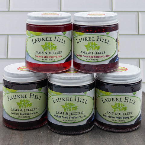 Gift Pack of the Most Popular 5 Fruit Jams