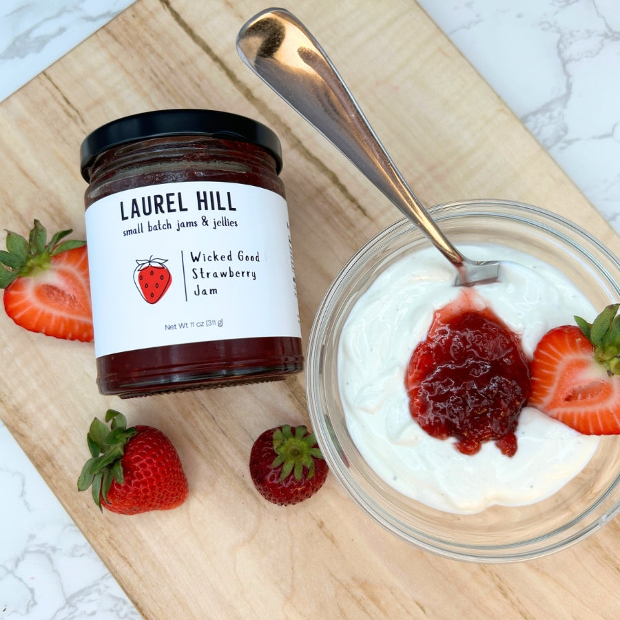 Wicked Good Strawberry Jam – Laurel Hill Jams & Jellies
