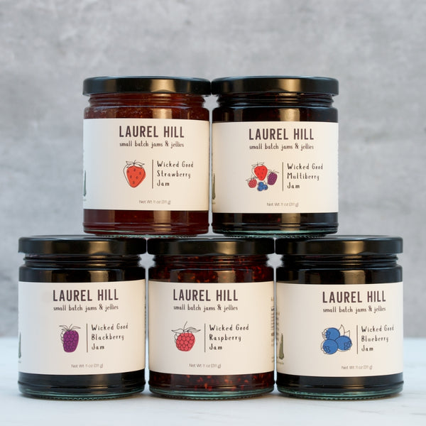 Gift Pack of the Most Popular 5 Fruit Jams