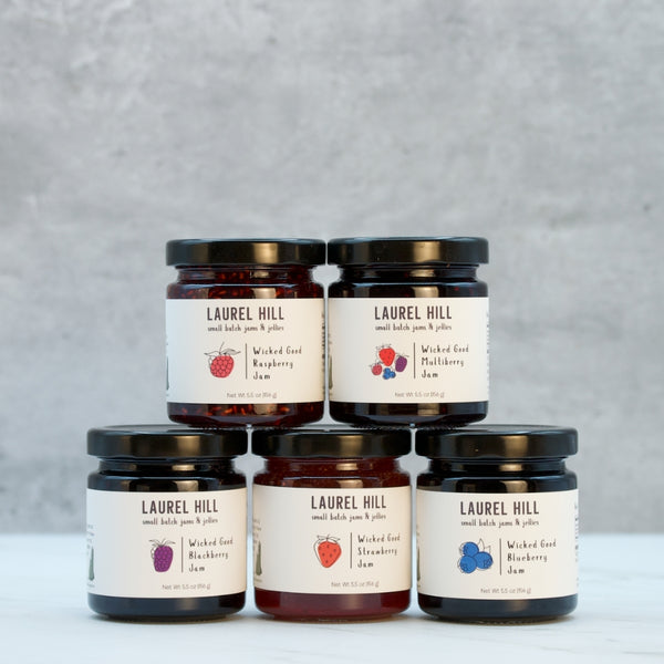 Gift Pack of the Most Popular 5 Fruit Jams