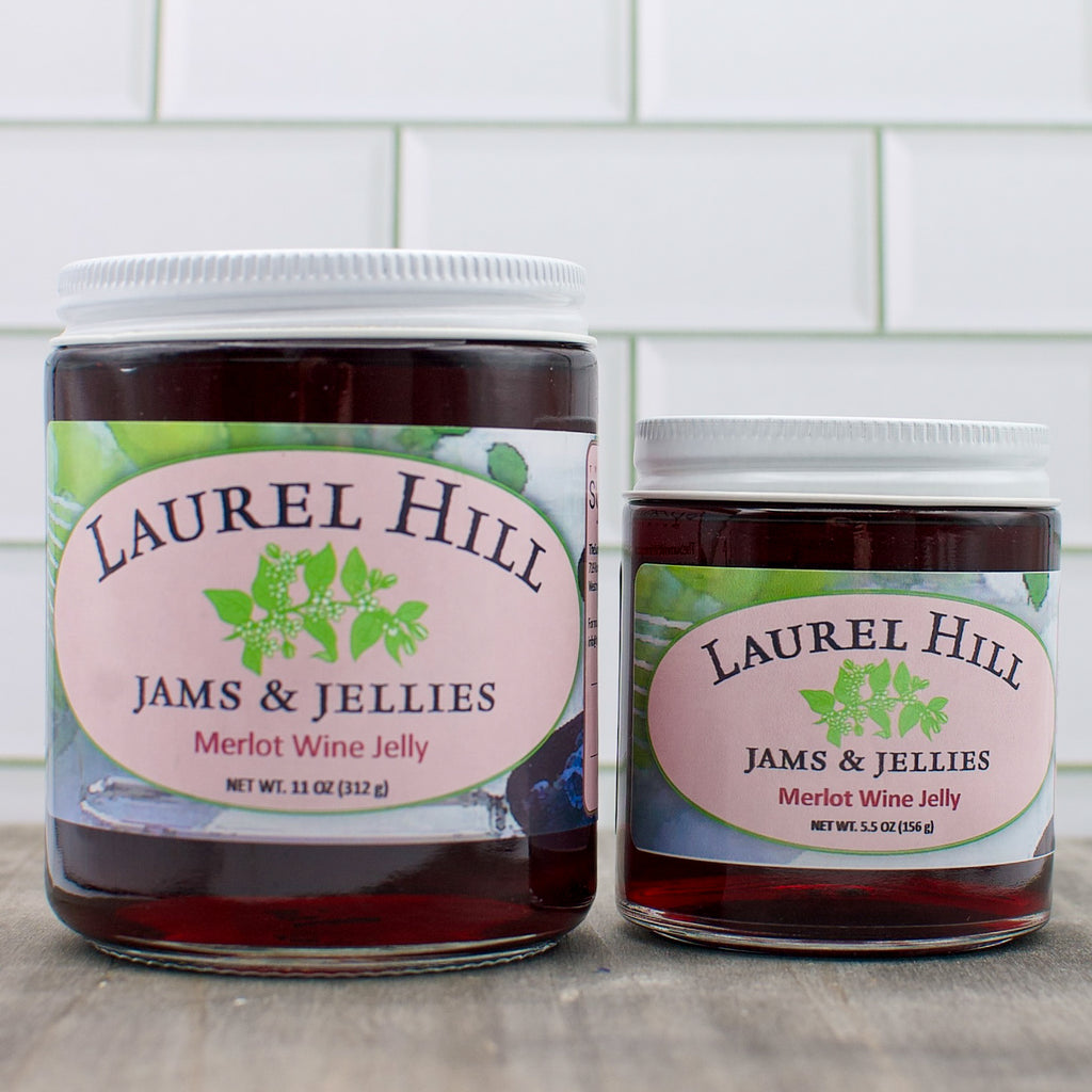 Merlot Wine Jelly Laurel Hill Jams & Jellies